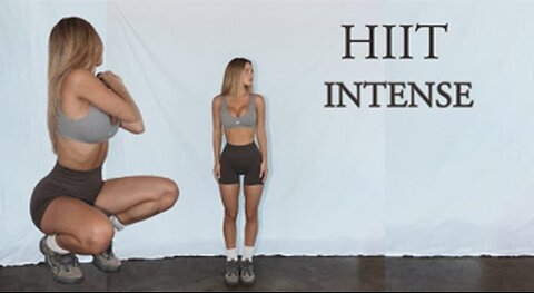 lose weight with Intense HIIT workout * 20 mins