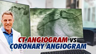 #SHORTS CT Angiogram VS Coronary Angiogram