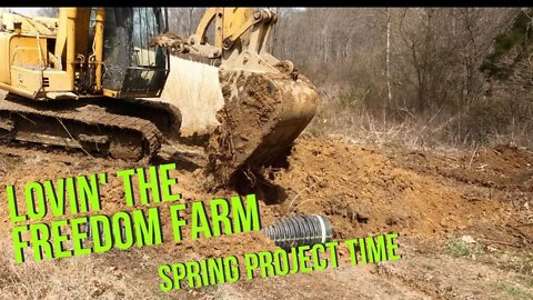 Giving LOVE to the FREEDOM FARM - making a new pond