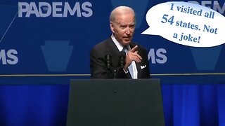 Biden Claims He Visited 54 States (host K-von cringes)