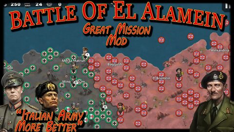 Battle of El Alamein Duces Revenge! Great Mission Mod