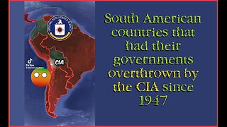 👀 South American governments overthrown by the CIA since 1947