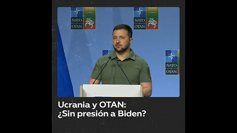 Zelenski: "No voy a convencer a Biden de que Ucrania debe estar en la OTAN"