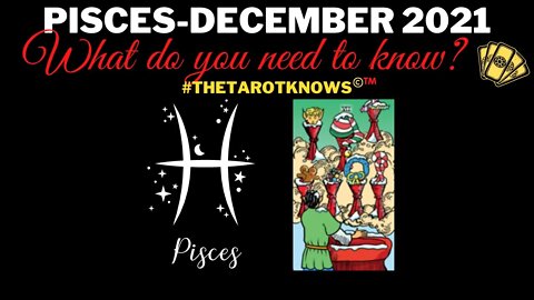 🔮PISCES: YOU KNOW THE ANSWER! FATE HAS YOU BACK, PACK YOUR BAGS! #thetarotknows #piscesdecember2021