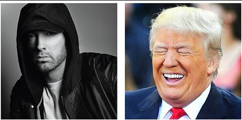 Whiny Eminem complains that he gets flustered by thinking at Trump-hilarious
