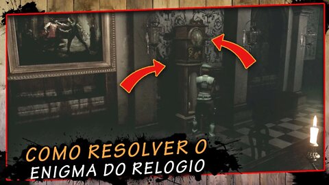 Resident Evil 1 Remastered, Como resolver o enigma do relógio | SUPER DICA PT-BR