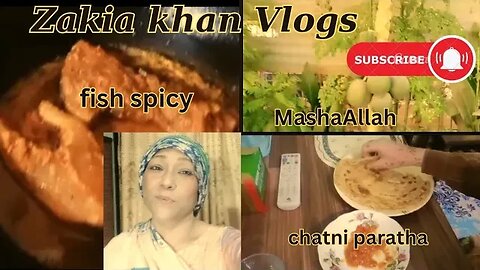 Aaj ka lunch|| healthy food vlog ||#spicyfish #zakiakhanvlogs#plz_subscribe_my_channel