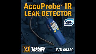 Identify leaks of any size with the YELLOW JACKET® AccuProbe™ IR Leak Detector