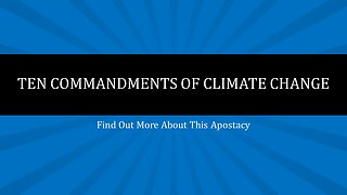 Climate Change Ten Commandments