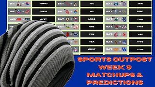 Ducks Head To Salt Lake City, Gators Vs Dawgs & The Rest Of Week 9 Matchups wPredictions