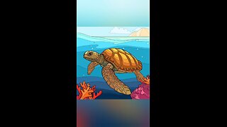 Turtle Digital Artwork