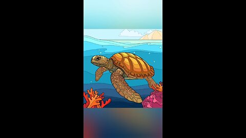 Turtle Digital Artwork