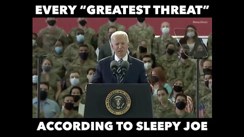 Every "Greatest Threat" According To Sleepy Joe