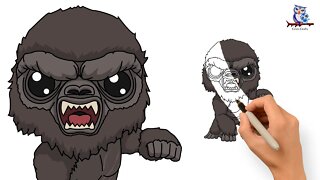 How To Draw King Kong - Art Tutorial