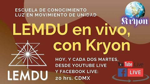 LEMDU EN VIVO CON KRYON: 1 agosto 2023.