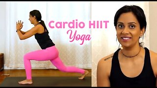 30 Minute Cardio Workout | HIIT & Yoga for Weight Loss ♥ Legs, Glutes & Core, Beginner Intermediate