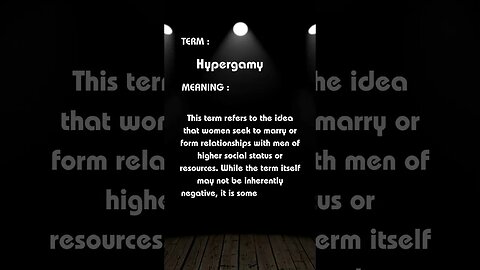 What is Hypergamy? #manosphere #strength #motivation