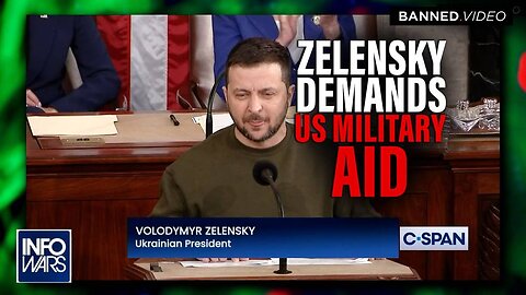 VIDEO: Zelensky Demands Military Aid Before Congress