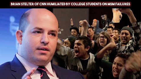 Brian Stelter Of CNN Humiliated By College Students On MSM Failures