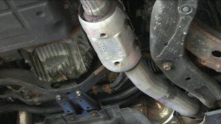 Theft of catalytic converters, critical part of car's exhaust system, on the rise