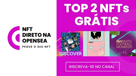 🚨URGENTE! 2 NFT GRÁTIS E 1 DELES JÁ PODE ENVIAR PARA A OPENSEA