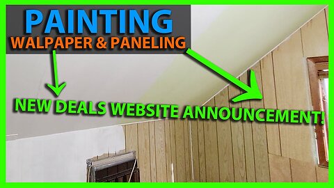 New Benjamin Sahlstrom Deals Website / How To Paint Wallpaper & Paneling