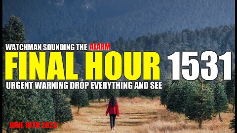 FINAL HOUR 1531 - URGENT WARNING DROP EVERYTHING AND SEE - WATCHMAN SOUNDING THE ALARM