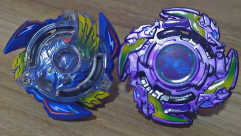 VICTORY VALKYRIE .B.V vs WOLBORG .8.Br - Batalha Beyblade Burst