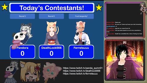 Vtuber Jeopardy Test Run