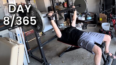 My journey to working out every day for a year | Day 8/365