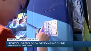 School Opens Book Vending Machine