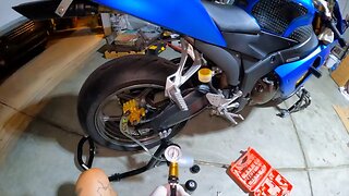 Sportbike Brake Bleed with Vacuum Pump