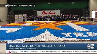 Bashas sets donut world record