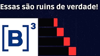 Top 3 piores empresas da b3