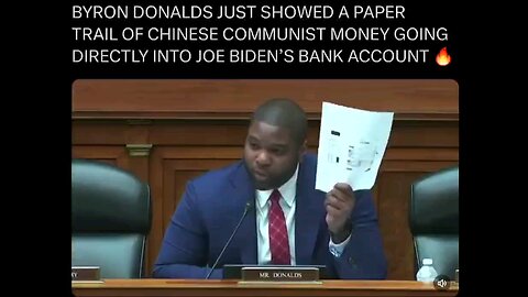 No evidence? A PAPER TRAIL OF CHINESE COMMUNIST MONEY GOING DIRECTLY INTO JOE BIDEN’S BANK ACCOUNT