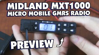 Midland MXT100 Micro Mobile GMRS Two Way Radio Preview