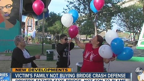 Victim's family doesn't buy bridge crash defense