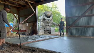 Laying Concrete first time