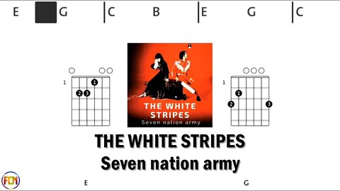 THE WHITE STRIPES Seven nation army - Guitar Chords & Lyrics HD