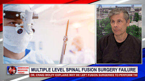 Surgeon Leaves Spinal Fusions for more advanced technique - with Dr. Craig Wolff