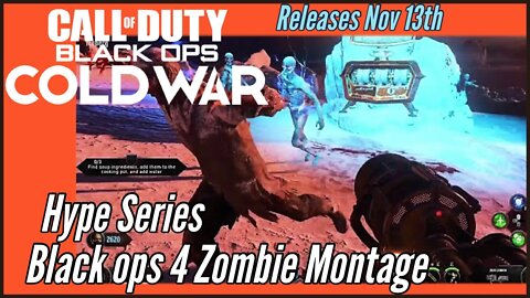 BO5 COLD WAR HYPE SERIES - Zombie montage classic