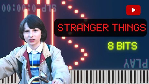 Stranger Things piano 8bit version [SHEET MUSIC AVAILABLE]