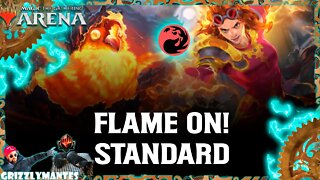 🔴🔥🔴FLAME ON!🔴🔥🔴|| Dominaria United || [MTG Arena] Bo1 Mono Red Aggro Standard Deck