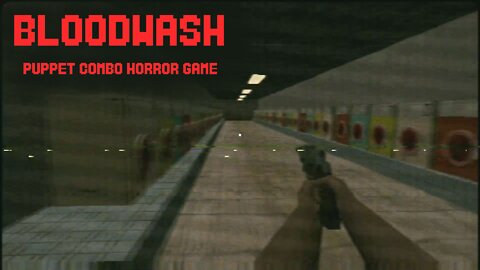 BLOODWASH (Full Game) - VHS Style Laundromat Horror Game from Puppet Combo [W/ End Credits Ending]