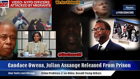 Candace Owens, Julian Assange Released From Prison And More... #VishusTv 📺