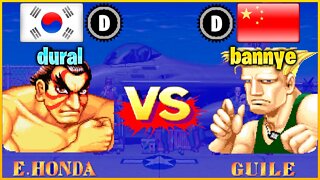 Street Fighter II': Champion Edition (dural Vs. bannye) [South Korea Vs. China]