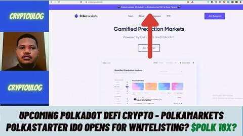 Upcoming Polkadot Defi Crypto - Polkamarkets Polkastarter IDO Opens For Whitelisting? $POLK 10X?