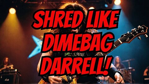 Dimebag Darrell was a shredder like no other – learn the solo licks that made him a metal legend