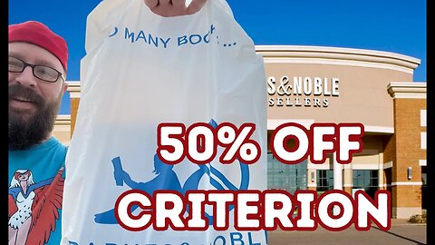 Criterion 50% off sale Barnes and Noble July 2023 Blu-ray haul