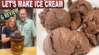 Making Ice Cream & Reviewing the Nostalgia 4 quart electric ice cream maker